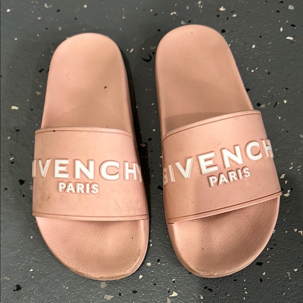 Givenchy Pink Slide Sandals